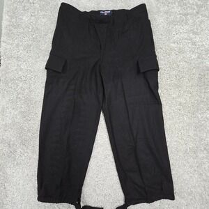 Polo Sport Ralph Lauren Mens Wool Cargo Pants Black Size Medium (fits 36x28.5)